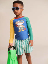 Load image into Gallery viewer, Beach Puppy Colour Block Rashie