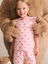 Load image into Gallery viewer, I Heart You Pointelle Puff Slv Pjs