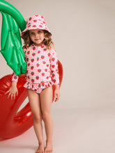Load image into Gallery viewer, Strawberry Check 2Pc Swim Set
