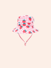 Load image into Gallery viewer, Strawberry Check Swimhat