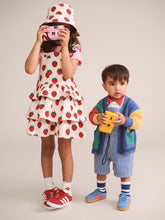 Load image into Gallery viewer, Strawberry Tiered Pinafore