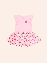 Load image into Gallery viewer, Strawberry Emb S/Slv Tulle Dress
