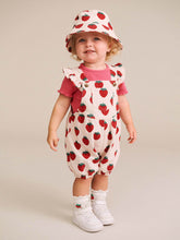 Load image into Gallery viewer, Strawberry Bubble Romper
