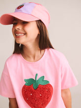 Load image into Gallery viewer, Furry Strawberry Slouchy Tee