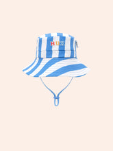 Load image into Gallery viewer, Nautical Stripe Swimhat