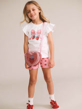 Load image into Gallery viewer, Strawberry Print Rib Bike Short