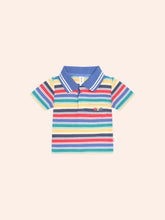 Load image into Gallery viewer, Vintage Stripe Hux Emb Polo