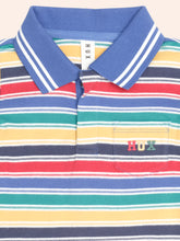 Load image into Gallery viewer, Vintage Stripe Hux Emb Polo