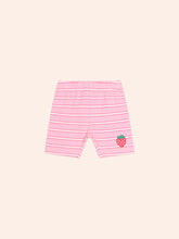 Load image into Gallery viewer, Strawberry Crme Stripe Bike Short