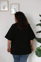 Load image into Gallery viewer, Venice Italy Raglan Nursing T-shirt | Black