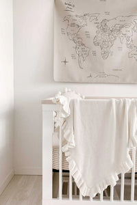 Frill Blanket | Milk