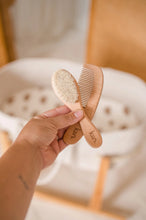 Load image into Gallery viewer, Wooden Baby Brush and Comb Set