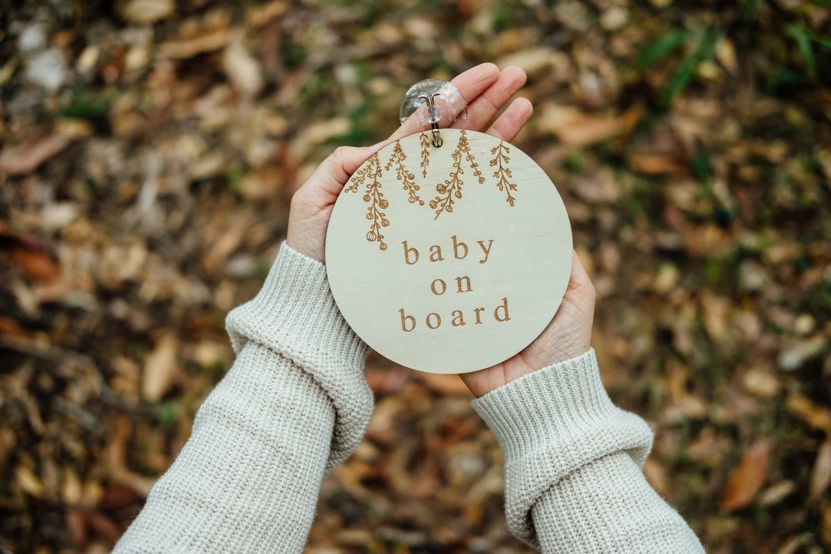 'Baby on Board' Car Sign
