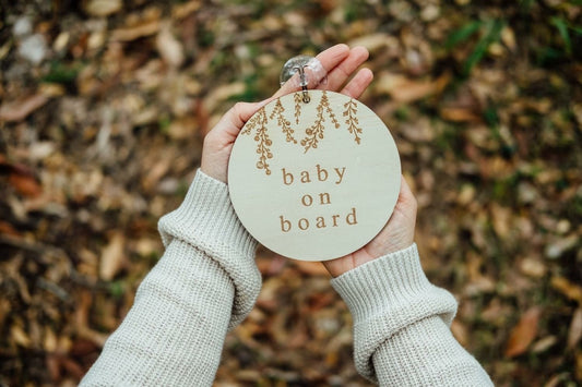 'Baby on Board' Car Sign