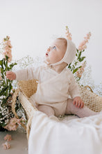 Load image into Gallery viewer, Organic Cotton Pointelle Baby Wrap - Natural