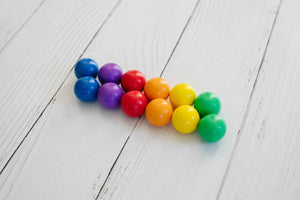 12 Pc Rainbow Replacement Ball Pack