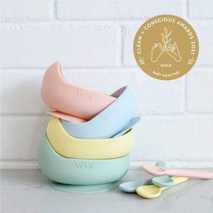 Silicone Bowl and Spoon Set