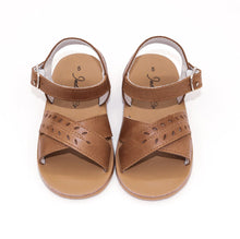 Load image into Gallery viewer, Ivy Hard Sole Leather Sandals - Almond SIZE US 11 and 12