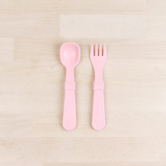 Re-Play Toddler Utensils - Ice Pink