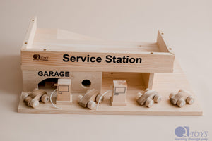 Solid Wooden Service Station