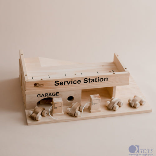 Solid Wooden Service Station