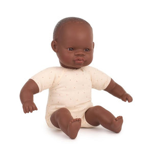 Soft Bodied Doll - African - 32 cm