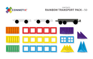 Rainbow Transport Pack 50Pc
