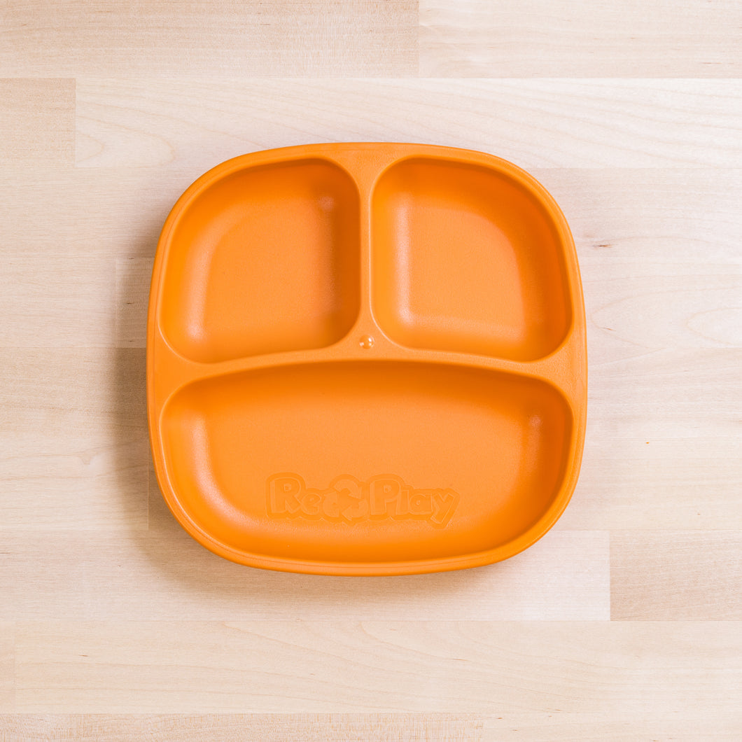 Re-Play Divided Plate - Orange