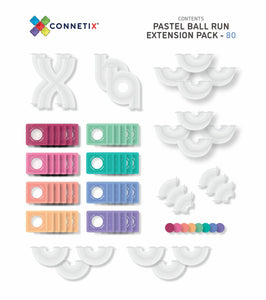 80 pc Pastel Ball Run Expansion Pack