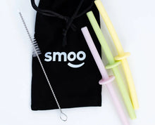Load image into Gallery viewer, Silicone Straw Set (4)