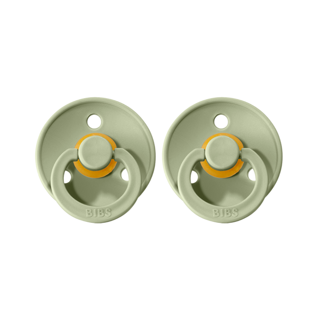BIBS Pacifier Size 3 | 18M+ | Round Natural Rubber Teat