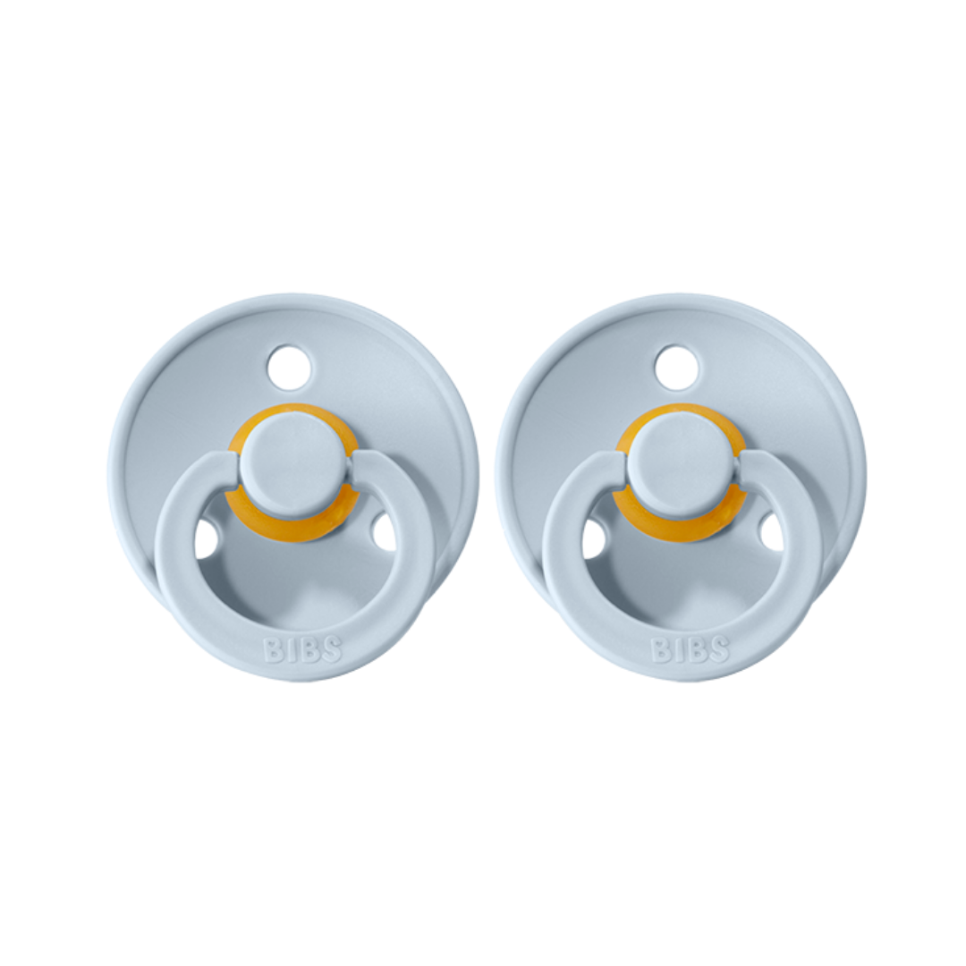 BIBS Pacifier Size 3 | 18M+ | Round Natural Rubber Teat