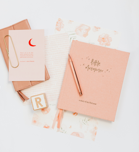 Little Dreamer | Baby Journal | PETAL PINK