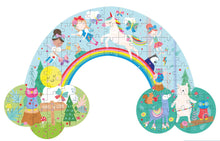 Load image into Gallery viewer, 80pc Rainbow Fairy Shaped Jigsaw Puzzle