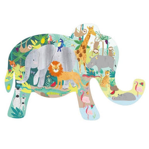 40pc Jungle Shaped Jigsaw Puzzle