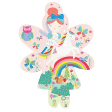 Load image into Gallery viewer, 20pc Rainbow Fairy Shaped Jigsaw Puzzle