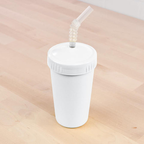 Re-Play Straw Cup with Reusable Straw - White