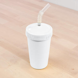 Re-Play Straw Cup with Reusable Straw - White
