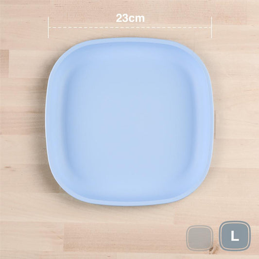 Re-Play LARGE Flat Plate - Ice Blue