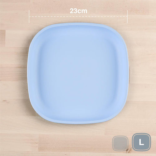 Re-Play LARGE Flat Plate - Ice Blue
