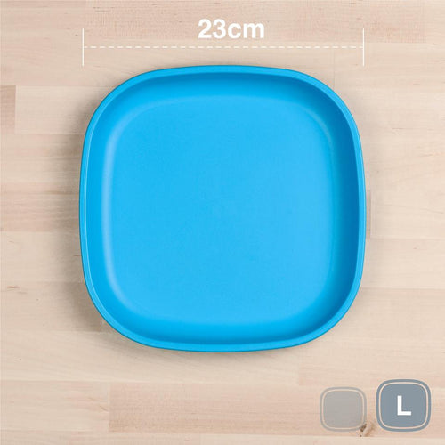 Re-Play LARGE Flat Plate - Sky Blue