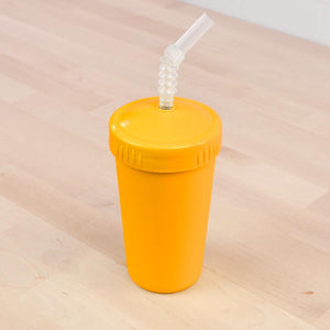 Re-Play Straw Cup with Reusable Straw - Sunny Yellow