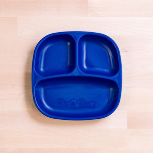 Re-Play Divided Plate - Navy