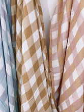 Load image into Gallery viewer, Seamist Gingham Wrap