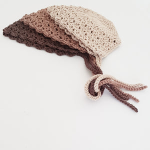 Espresso Bamboo Bonnet and Bootie Set