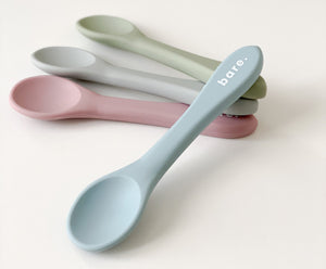 Silicone Feeding Spoon - Powder Blue