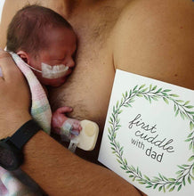 Load image into Gallery viewer, &#39;Eucalyptus Wreath&#39; Premature Baby Milestone Cards