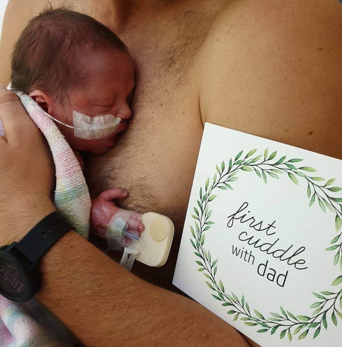 'Eucalyptus Wreath' Premature Baby Milestone Cards