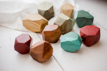 Load image into Gallery viewer, Coloured Wooden Gems