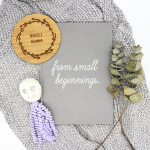 'From Small Beginnings' Premature Baby Record Book